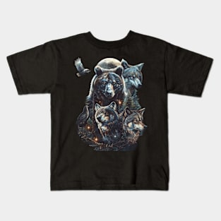 Fact Or Fiction Grizzly Bear Kids T-Shirt